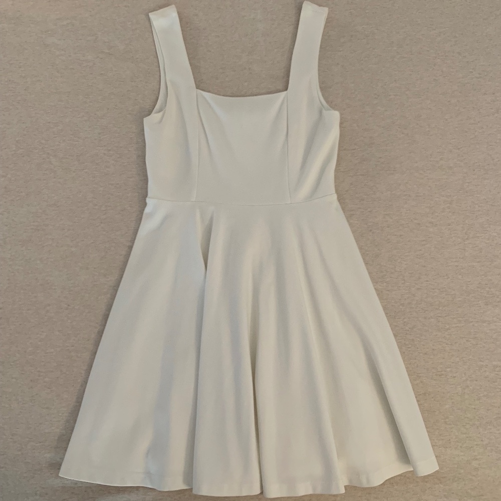 White Skater Dress